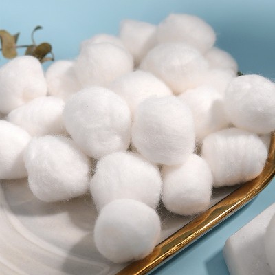 一次性脱脂棉球皮肤清洁伤口消毒药棉50g/袋0.4g/粒厂家棉球