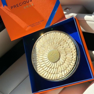 橙与蓝西洋参大圆饼单拼滋补品礼盒养生套装新年中秋节日送礼多拼