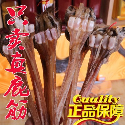 东北鹿筋鹿脚筋条去蹄干货 鹿产品泡酒料煲汤 工厂批发