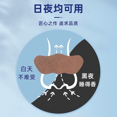 威尔福鼻通贴儿童睡眠通鼻贴鼻堵鼻塞通气鼻通贴成人打鼾 鼻通贴