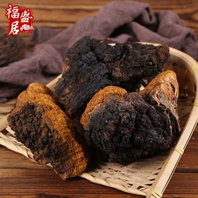 福盛居白桦茸黑金颗粒产地货源厂家批发桦褐孔菌一件代发桦树茸