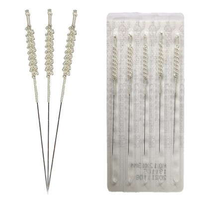 泉河牌 盘龙针 定位包装 100支每盒 纯手工制造 精美手柄 厂家直