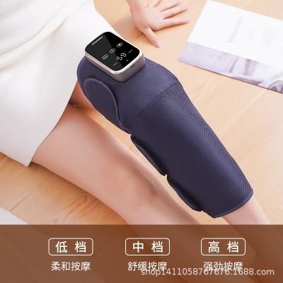 空气波腿部按摩器加热护膝震动气压按摩关节老寒腿保暖按摩仪工厂