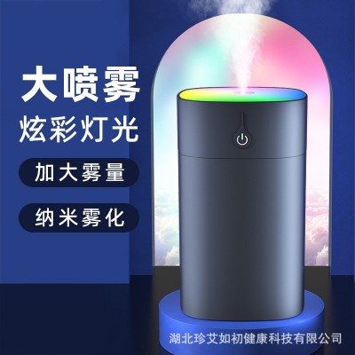 室内香薰空气净化卧室家用办公室空气一体香薰机氛围灯车家两用