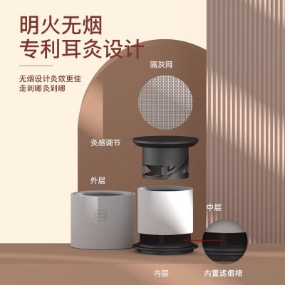 无烟眼灸艾灸仪随身灸艾灸盒家用熏蒸仪艾柱眼部艾灸器具厂家批发