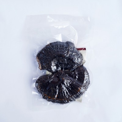 黑灵芝长白山林芝野生灵芝片泡酒泡水灵芝茶灵芝切片真空黑灵芝