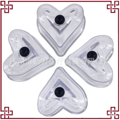 四叶草套装 4头心型拔罐器套装 时尚拔罐套装 异形罐套装 新型罐