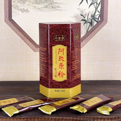 阿胶原粉山东特产速溶阿胶粉250克礼盒装阿胶速溶粉