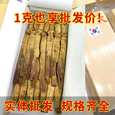 档口批发 韩国高丽参20支 花旗参 泡水煲汤营养滋补