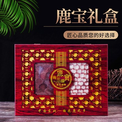 鹿鞭鹿茸 鹿场直供鹿茸片鹿鞭片滋补品双拼可煲汤泡酒送礼伴手礼