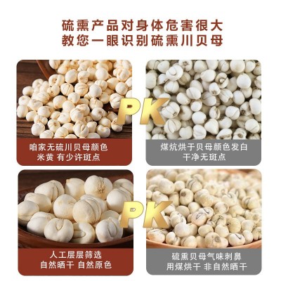 食材川贝母中药材滋补浙贝母0.5四川贝母袋装250g可磨川贝粉批发