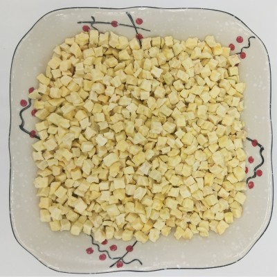 低温烘焙苹果干 厂家批发散装磨粉苹果粒 脱水苹果丁冻干低脂香甜