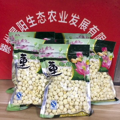 手工莲子干货500g福建宁白莲大粒1.3cm新鲜建莲通芯无心去心莲米