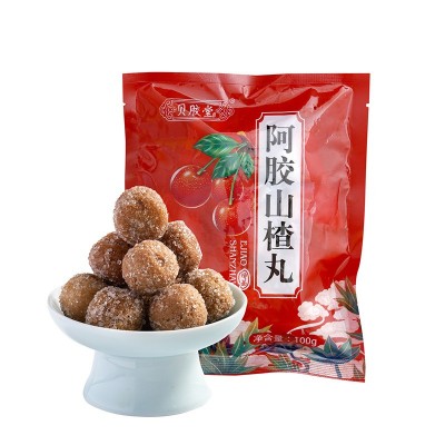 阿胶山楂丸 100克山东东阿特产养生丸会销礼品抖音带货货源山楂丸
