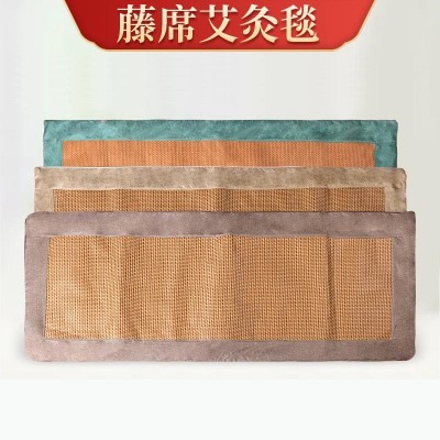 艾草凉席棉麻艾灸毯艾绒毯艾绒全身灸理疗毯冬夏厂家批发一件代发