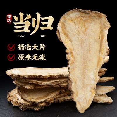 无硫当归大片批发500g 正宗甘肃产地新货当归切片中药材批发