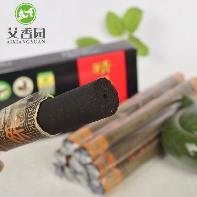 正品神农金品天然野生艾草无烟艾灸条 30:1 纯手工碳条 温灸无烟