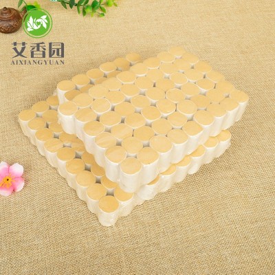 艾柱南阳野生45:1陈艾柱 厂家批发金品艾艾绒艾草条非五年艾灸条