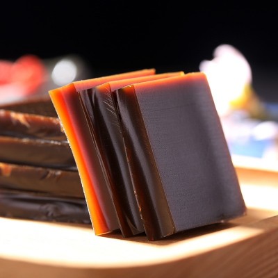 东阿正品阿胶驴皮阿胶块食用阿胶块片阿胶块手工糕阿胶糕原材料