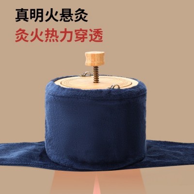 艾相随无烟艾灸盒木制通用全身随身灸家用肩颈椎艾灸罐悬灸