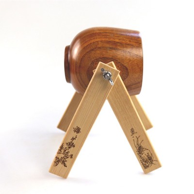 四脚支架式私处护理艾灸温灸器私密灸木质半椭圆形艾柱便携艾灸仪