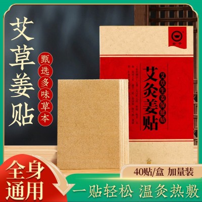 艾灸姜贴温灸贴艾叶贴颈肩贴热灸艾贴 艾灸贴腰腿颈椎热敷艾草贴