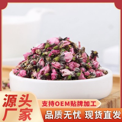 厂家批发山东新货散装干桃花 直供桃花蕾农产品花茶 桃花