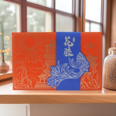 固力源鲜炖花胶即食花胶礼盒6碗装900g花胶正品鱼胶礼盒批发工厂