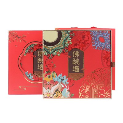 固力源国潮佛跳墙礼盒4碗装批发商务礼品节日大连即食佛跳墙工厂