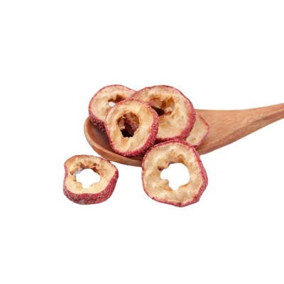 山楂干无核山渣泡茶片无核空心山楂圈山楂片泡水80克瓶装批发代发