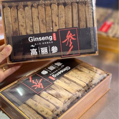 参品参长白山人参别直参25头金白高丽参黄马褂250克装（103345）