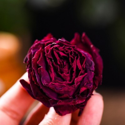 墨红玫瑰 食用玫瑰花茶云南玫瑰花冠冻干烤干产地代发批发花茶