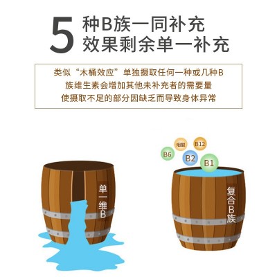 维尔健多种复合维生素b族胶囊维生素B2B6B1国家保健食品蓝帽认证