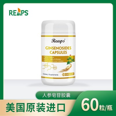 美国营养品人参皂苷胶囊加工 保健品代理招商 营养品现货批发工厂