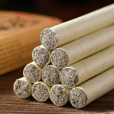 明大伯牌石磨艾条艾叶纸卷1.8cm*20cm艾灸条温灸条柱艾绒条