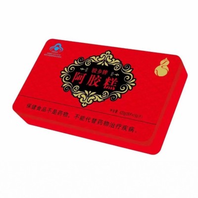 胶乡牌阿胶芝麻核桃糕 阿胶固元膏 阿胶糕420g/盒补血枸杞