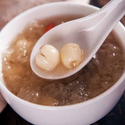 徽五弟去芯磨皮白莲子干货新鲜磨皮去芯莲子散装无硫多品源头工厂