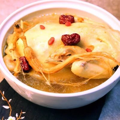 人参长白山林下山参籽参生晒干参礼盒煲汤泡酒老山参人叁