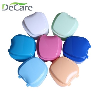 苹果型牙盒牙套收纳盒保持器收纳盒假牙盒牙托盒便携易清洗