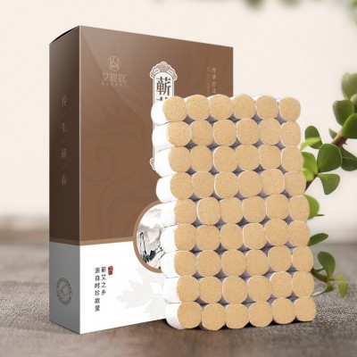 蕲春艾条艾柱多比例散装批发 纯艾叶艾绒艾灸条源头厂家蕲艾制品